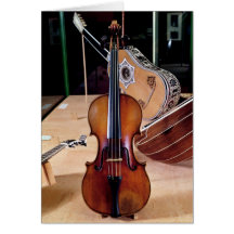 Violin, by Stradivari, Cremona, 1699 (photo; Cards