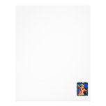 Violin close up graphic blue background abstract letterhead design