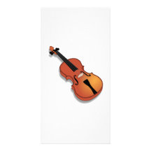 Violin Customized Photo Card