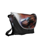 Violin on Credenza Messenger Bags