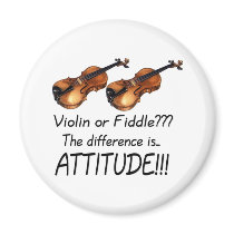 Violin or Fiddle??? Fridge Magnets
