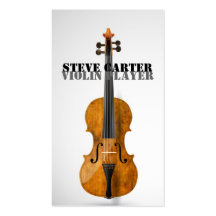 Violin Player Business Card