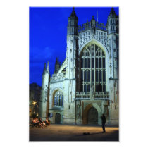 Violinist below the Abbey Art Photo