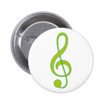 Violinschlüssel treble violin clef anstecknadelbuttons