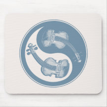 Violyin-Yang Mouse Pad