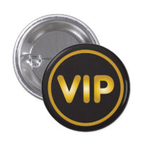 VIP button gold on black