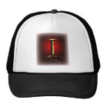 VIP Gold “I” monogram in red and black Hats