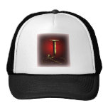 VIP Gold “J” monogram in red and black Mesh Hat