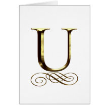VIP Gold ”U” monogram Card
