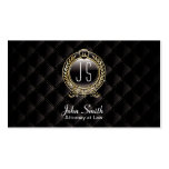VIP Luxury Lawyer/Attorney Dark Business Card