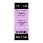 VIP Pass Party Admission Ticket invitations