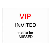 VIP Postcard
