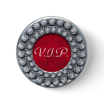 VIP template button with silver and diamonds