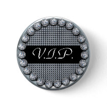 VIP template button with silver and diamonds