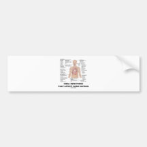 Viral Infections That Affect Homo Sapiens Bumper Sticker
