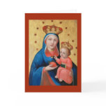 Virgin and Baby Jesus - Christmas Card