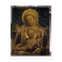 Virgin and Child, 1825 (tempera on panel) posters