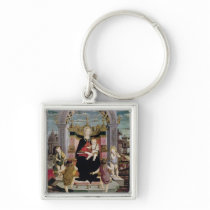 Virgin and Child Enthroned Key Chains