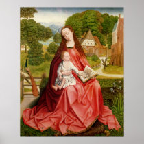 Virgin and Child in a Garden Posters