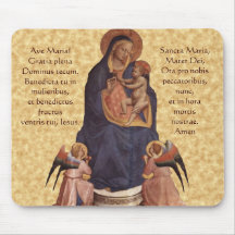 Virgin & Child, Ave Maria Mouse Pad