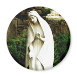 Virgin Mary Garden Statue magnets