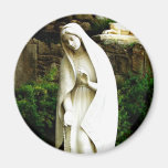 Virgin Mary Garden Statue Magnet
