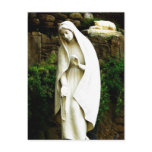 Virgin Mary Garden Statue postcards