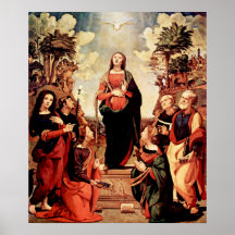 Virgin Mary's Conception Poster