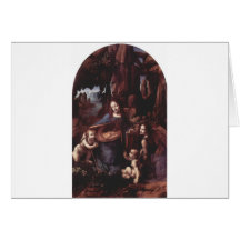 Virgin of the Rocks Greeting Cards