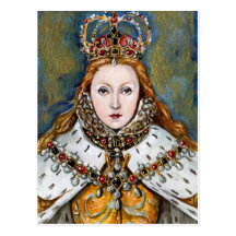 Virgin Queen Postcard