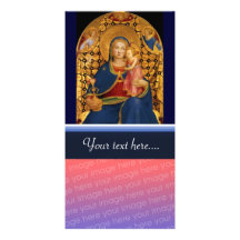 VIRGIN WITH CHILD AND ANGELS 2 CUSTOM PHOTO CARD