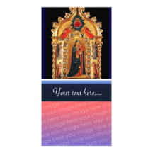 VIRGIN WITH CHILD AND ANGELS 3 CUSTOM PHOTO CARD
