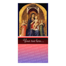 VIRGIN WITH CHILD AND ANGELS PHOTO CARDS