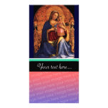 VIRGIN WITH CHILD AND SAINTS 2 PHOTO CARDS