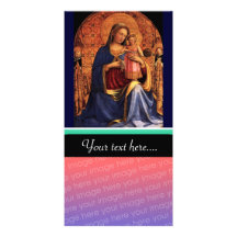 VIRGIN WITH CHILD AND SAINTS 2 PHOTO CARDS