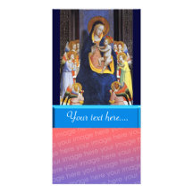 VIRGIN WITH CHILD AND SAINTS CUSTOM PHOTO CARD