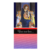 VIRGIN WITH CHILD AND SAINTS PHOTO CARD