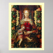 VIRGIN WITH CHILD particular 2 Posters