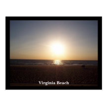 Virginia Beach, Early Morning At The Ocean 2 Postcard
