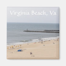 Virginia Beach Refrigerator Magnet
