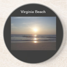 Virginia Beach, Sunrise Beverage Coaster
