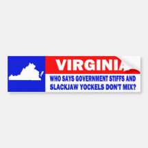 VIRGINIA BUMPER STICKER