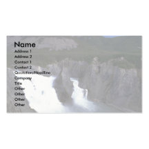 Virginia Falls on the Nahanni River, NWT, Canada Business Card Templates