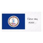 Virginia Flag Personalized Photo Card