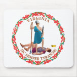 Virginia Flag Theme 01 mousepads