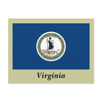 Virginia State Flag Postcards