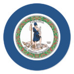 Virginia State Flag stickers