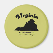 Virginia - We are not related Magnet