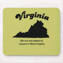 Virginia - We are not related Mousepad