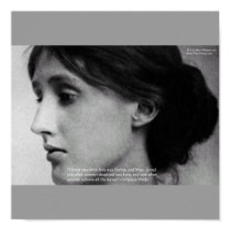 Virginia Woolf "Love Autumn" Love Quote Posters posters